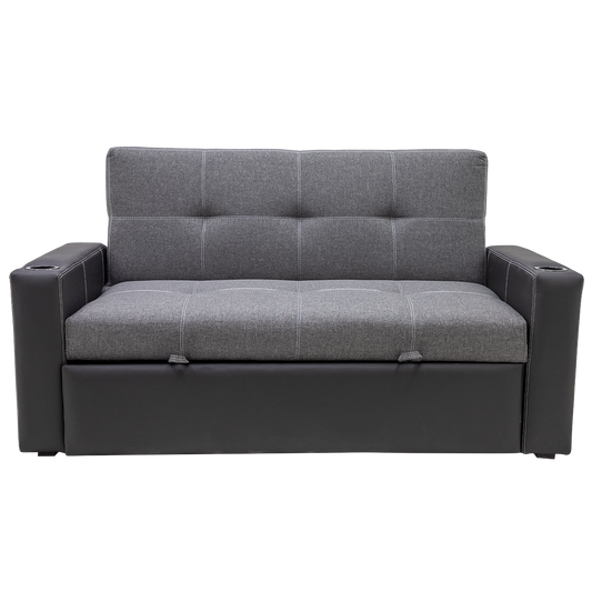 Sofa Cama Sleepy Vin Negro/Gris Stock